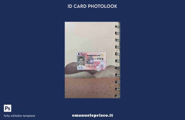 stile verificato Modello FRONTALE USA Texas Nuovo ID photolook
